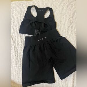 NVGTN Charcoal Activewear Top